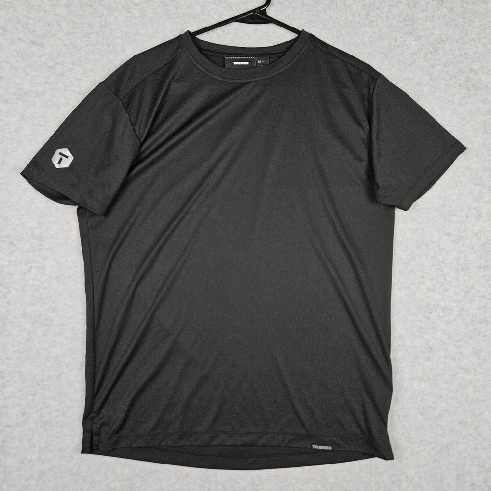 Truewerk (Men's Medium) Black B1 SS Tee Workwear Performance Moisture Wicking